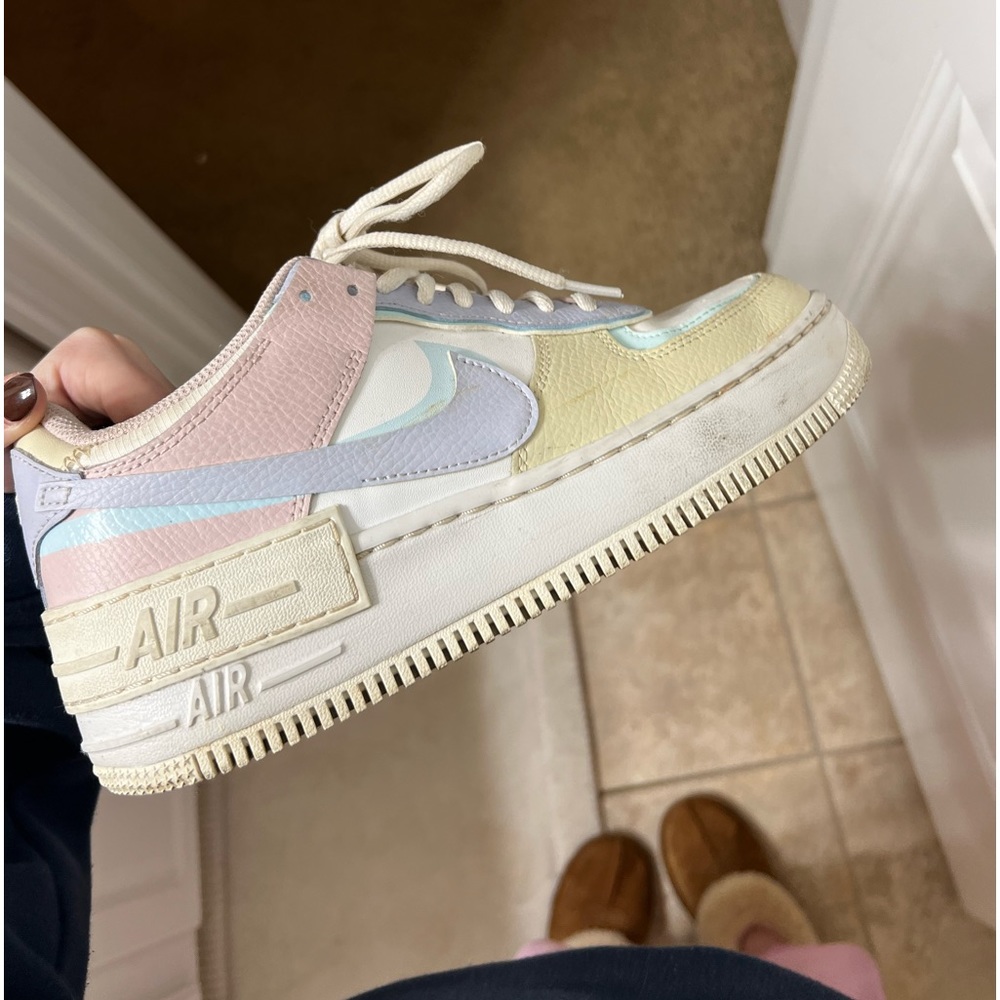 size 8 multicolor air forces